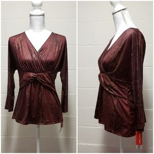 Raffaella long sleeve Top Sz M NWT